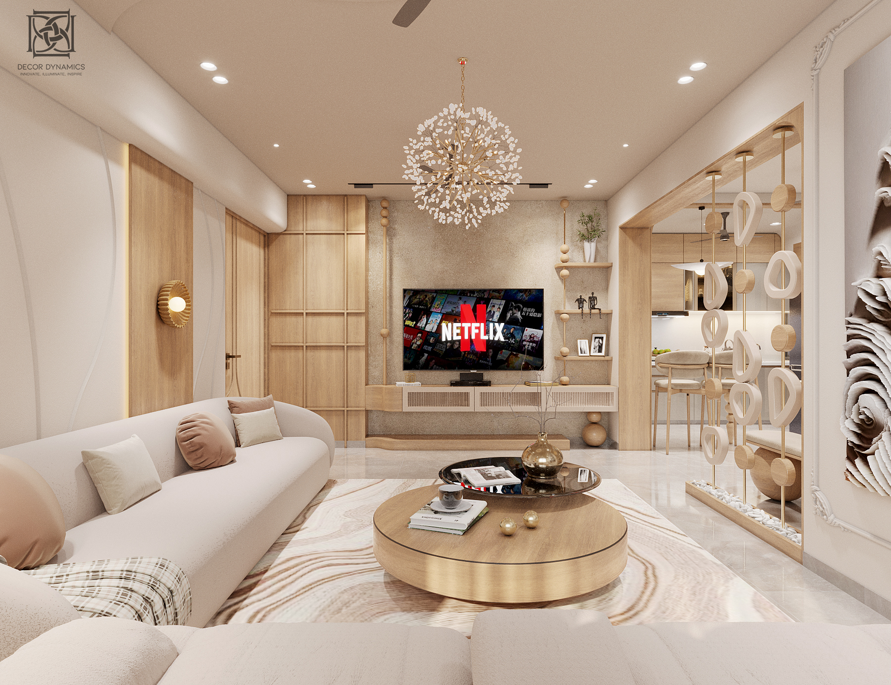 Nandan Bhuvaji Residence — Living Room